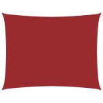 Parasolar, roșu, 5x6 m, țesătură oxford, dreptunghiular GartenMobel Dekor