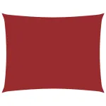 Parasolar, roșu, 5x6 m, țesătură oxford, dreptunghiular GartenMobel Dekor
