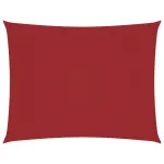 Parasolar, roșu, 5x7 m, țesătură oxford, dreptunghiular GartenMobel Dekor