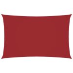 Parasolar, roșu, 5x8 m, țesătură oxford, dreptunghiular GartenMobel Dekor
