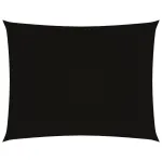 Pânză parasolar, negru, 3x4,5 m, țesătură oxford dreptunghiular GartenMobel Dekor