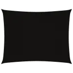 Pânză parasolar, negru, 3x4 m, țesătură oxford, dreptunghiular GartenMobel Dekor