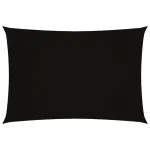 Pânză parasolar, negru, 3x5 m, țesătură oxford, dreptunghiular GartenMobel Dekor