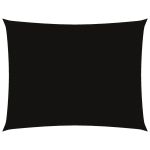 Pânză parasolar, negru, 3x6 m, țesătură oxford, dreptunghiular GartenMobel Dekor