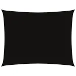 Pânză parasolar, negru, 3x6 m, țesătură oxford, dreptunghiular GartenMobel Dekor