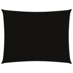 Pânză parasolar, negru, 4x5 m, țesătură oxford, dreptunghiular GartenMobel Dekor