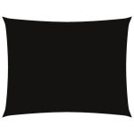 Pânză parasolar, negru, 5x6 m, țesătură oxford, dreptunghiular GartenMobel Dekor