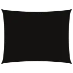 Pânză parasolar, negru, 5x6 m, țesătură oxford, dreptunghiular GartenMobel Dekor