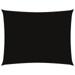 Pânză parasolar, negru, 5x7 m, țesătură oxford, dreptunghiular GartenMobel Dekor
