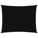 Pânză parasolar, negru, 5x7 m, țesătură oxford, dreptunghiular GartenMobel Dekor