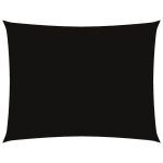 Pânză parasolar, negru, 6x8 m, țesătură oxford, dreptunghiular GartenMobel Dekor