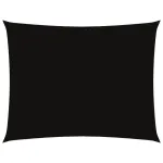 Pânză parasolar, negru, 6x8 m, țesătură oxford, dreptunghiular GartenMobel Dekor