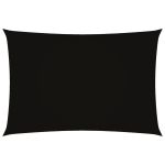 Parasolar, negru, 2,5x4,5 m, țesătură oxford, dreptunghiular GartenMobel Dekor