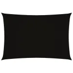 Parasolar, negru, 2,5x4,5 m, țesătură oxford, dreptunghiular GartenMobel Dekor