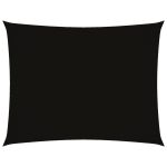 Parasolar, negru, 2,5x4 m, țesătură oxford, dreptunghiular GartenMobel Dekor