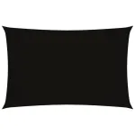 Parasolar, negru, 2x5 m, țesătură oxford, dreptunghiular GartenMobel Dekor