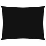 Parasolar, negru, 3,5x5 m, țesătură oxford, dreptunghiular GartenMobel Dekor