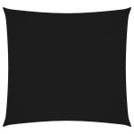 Parasolar, negru, 6x6 m, țesătură oxford, pătrat GartenMobel Dekor