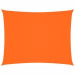 Parasolar, portocaliu, 2,5x4 m, țesătură oxford, dreptunghiular GartenMobel Dekor