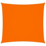 Parasolar, portocaliu, 4x4 m, țesătură oxford, pătrat GartenMobel Dekor