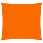 Parasolar, portocaliu, 4x4 m, țesătură oxford, pătrat GartenMobel Dekor