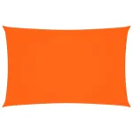 Parasolar portocaliu 2,5x5 m țesătură oxford dreptunghiular GartenMobel Dekor