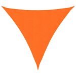 Parasolar portocaliu 4,5x4,5x4,5 m țesătură oxford triunghiular GartenMobel Dekor