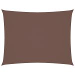 Pânză parasolar, maro, 3x6 m, țesătură oxford, dreptunghiular GartenMobel Dekor