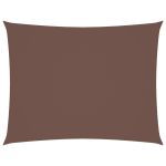 Pânză parasolar, maro, 5x6 m, țesătură oxford, dreptunghiular GartenMobel Dekor