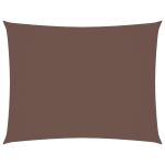 Pânză.parasolar, maro, 6x7 m, țesătură oxford, dreptunghiular GartenMobel Dekor