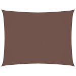 Parasolar, maro, 4x5 m, țesătură oxford, dreptunghiular GartenMobel Dekor