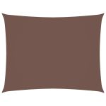 Parasolar, maro, 4x6 m, țesătură oxford, dreptunghiular GartenMobel Dekor