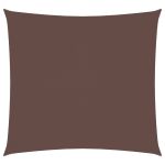 Parasolar, maro, 5x5 m, țesătură oxford, pătrat GartenMobel Dekor