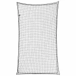 Plasă de remorcă cu funie elastică, negru, 2,1x1,25 m, PP GartenMobel Dekor