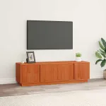Cabinet TV Maro Ceară 140 x 40 x 40 cm Lemn masiv de pin GartenMobel Dekor