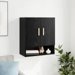 Dulap de perete Stejar Negru 60 x 31 x 70 cm Lemn compozit GartenMobel Dekor