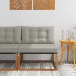 Canapea Medie pentru Exterior Lemn Solid de Acacia natural GartenMobel Dekor