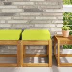 Perna de Șezut pentru Exterior Verde 40 x 40 x 8 cm GartenMobel Dekor