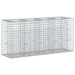 Pat ridicat din gabion Argintiu 170 x 50 x 80 cm GartenMobel Dekor