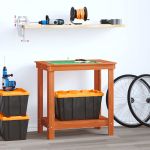 Banc de lucru Maro Ceară 80 x 50 x 80 cm Lemn masiv de pin GartenMobel Dekor