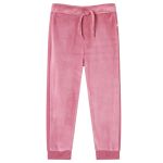 Pantaloni de trening pentru copii, zmeuriu, 128 GartenMobel Dekor
