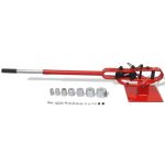 Mașină de îndoit țevi de oțel, acționată manual, montată pe banc GartenMobel Dekor