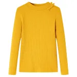 Tricou pentru copii cu mâneci lungi, ocru, 104 GartenMobel Dekor