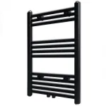 Radiator port-prosop încălzire centrală baie drept negru 500 x 764 mm GartenMobel Dekor