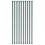 Țăruși grădină, 10 buc, 1 m, metal, verde GartenMobel Dekor