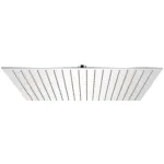 Cap de duș pătrat tip ploaie din oțel inoxidabil 50 x 50 cm GartenMobel Dekor