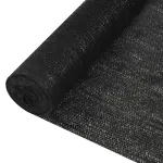 Plasă protecție intimitate, negru, 1,5x25 m, HDPE, 195 g/m² GartenMobel Dekor