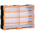 Organizator cu 8 sertare mari, 52x16x37 cm GartenMobel Dekor