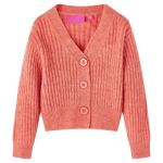 Cardigan tricotat pentru copii, roz mediu, 104 GartenMobel Dekor