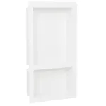 Nișă de duș, 2 compartimente, alb lucios, 41x69x9 cm GartenMobel Dekor